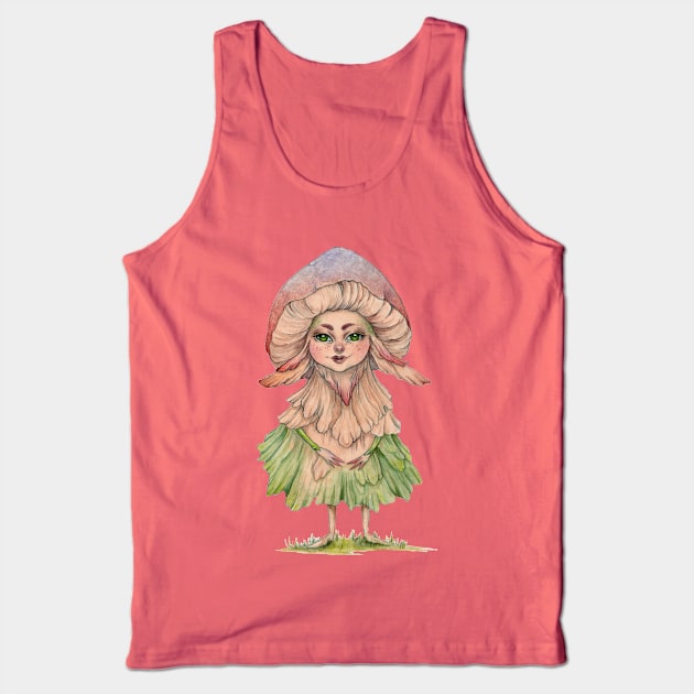 Mushroom Fairy Tank Top by Pearl and Plam